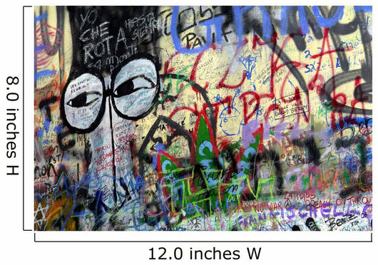 Famous Graffiti John Lennon Wall Decal