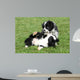 Adorable Border Collie Puppies Wall Decal Design 2