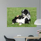 Adorable Border Collie Puppies Wall Decal Design 2