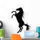Rearing up Graceful Black Wall Decal