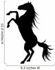 Rearing up Graceful Black Wall Decal