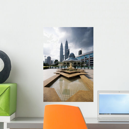 Asian Architecture Kuala Lumpur Wall Decal
