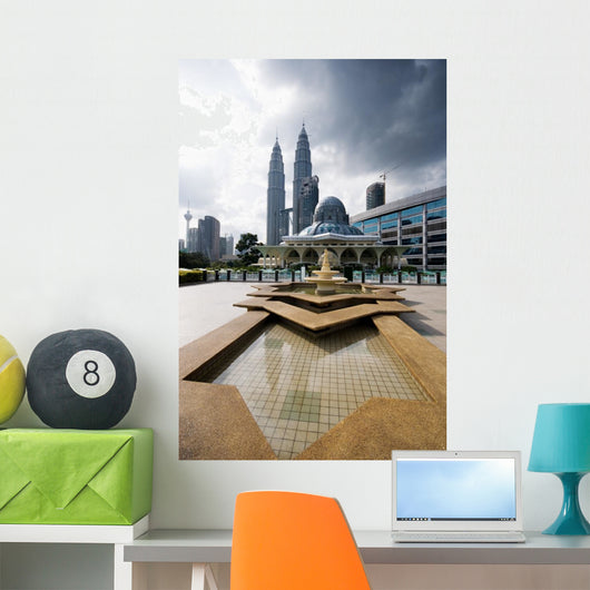 Asian Architecture Kuala Lumpur Wall Decal