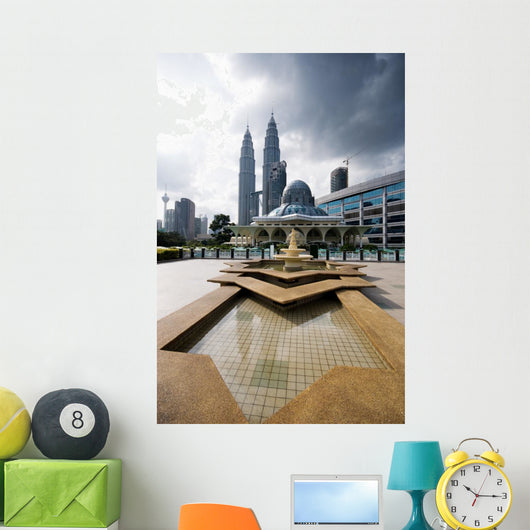 Asian Architecture Kuala Lumpur Wall Decal