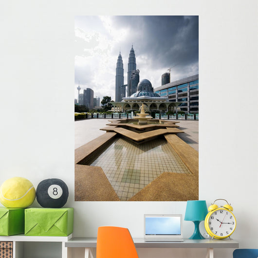 Asian Architecture Kuala Lumpur Wall Decal