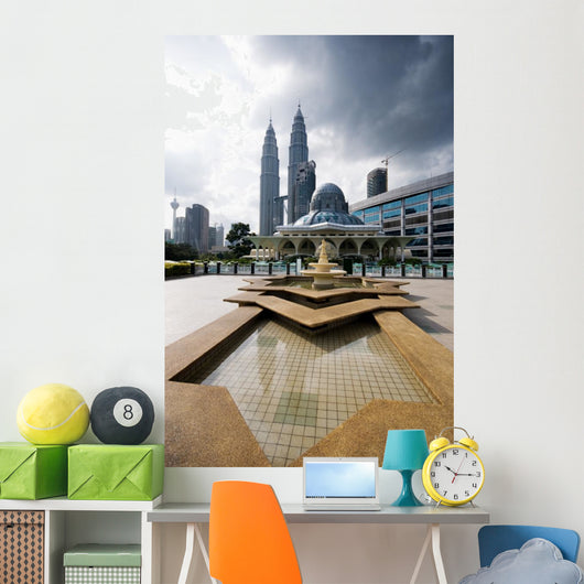 Asian Architecture Kuala Lumpur Wall Decal