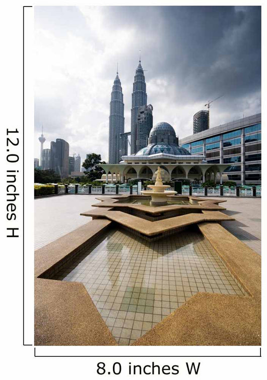Asian Architecture Kuala Lumpur Wall Decal