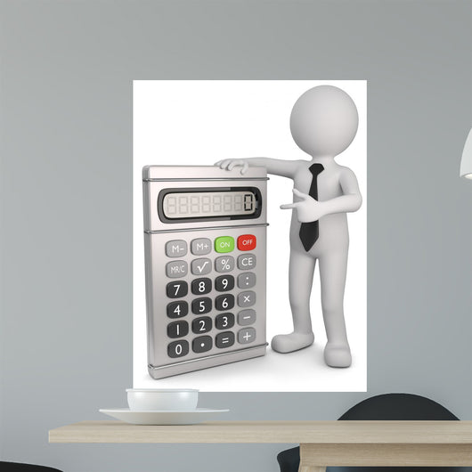 Males Calculator Wall Decal