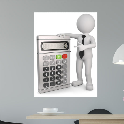 Males Calculator Wall Decal