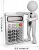 Males Calculator Wall Decal