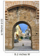 Alcudia Medieval Gate Wall Decal