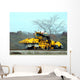 Heavy Machinery Repairing Train Wall Decal