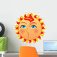 Sun Cartoon Style 2 Wall Decal