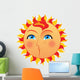 Sun Cartoon Style 2 Wall Decal
