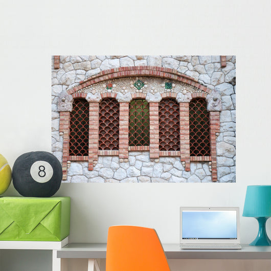 Window Ancient Cathedral Wall Decal