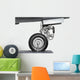 Landing Gear White Wall Decal