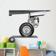 Landing Gear White Wall Decal