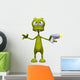 Funny Alien Wall Decal