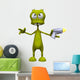 Funny Alien Wall Decal