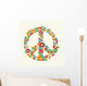 Peace Symbol Made with Wall Decal
