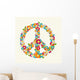 Peace Symbol Made with Wall Decal