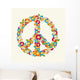 Peace Symbol Made with Wall Decal