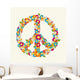 Peace Symbol Made with Wall Decal