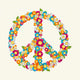 Peace Symbol Made with Wall Decal