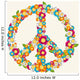 Peace Symbol Made with Wall Decal