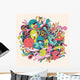 Funny Monsters Wall Decal