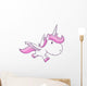Unicorn Pegasus Vector Illustration Wall Decal