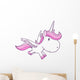 Unicorn Pegasus Vector Illustration Wall Decal