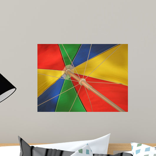 Beach Umbrella inside Wall Decal