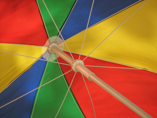 Beach Umbrella inside Wall Decal