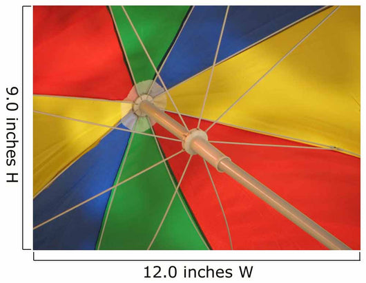 Beach Umbrella inside Wall Decal