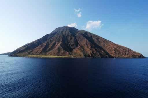 Stromboli Volcano Seen from Wall Decal