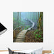 Stairway Forest Disappearing Strong Wall Decal
