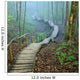 Stairway Forest Disappearing Strong Wall Decal