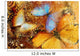 Messy Artistic Butterflies Wall Decal