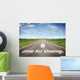 Road with Time for Wall Decal