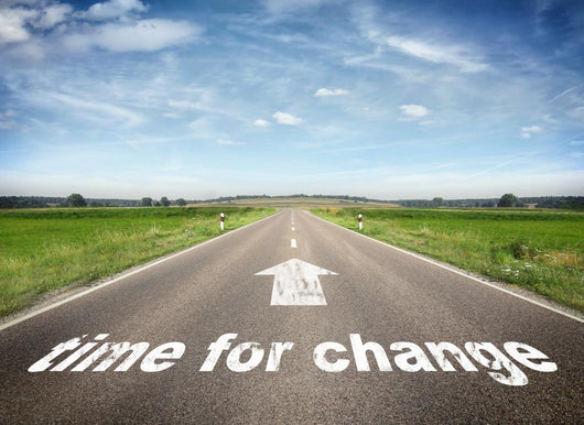 Road with Time for Wall Decal