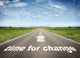 Road with Time for Wall Decal