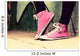 Up Pink Sneakers Worn Wall Decal