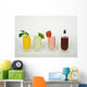 Four Colorful Smoothies Wall Decal