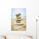 Stones Piled up Sand Wall Decal