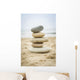 Stones Piled up Sand Wall Decal