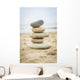 Stones Piled up Sand Wall Decal