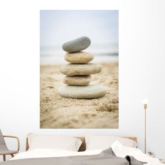 Stones Piled up Sand Wall Decal