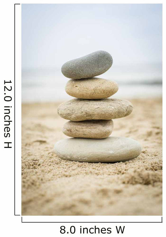 Stones Piled up Sand Wall Decal