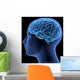Human Body Brain Wall Decal